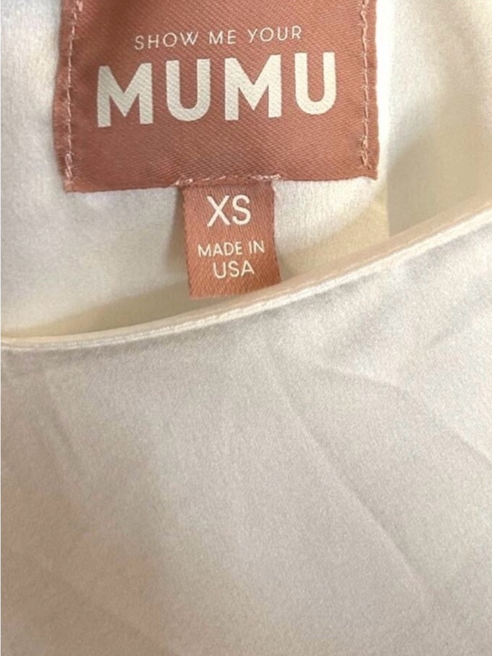 Show Me Your MuMu White Maxi Slip Dress with Scarf - Picture 2 of 2